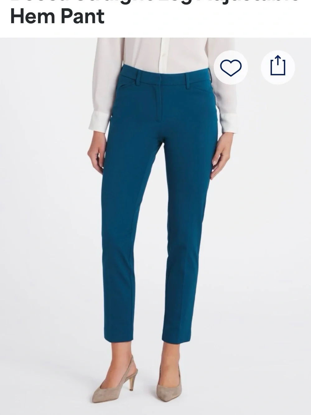 41 Hawthorn Straight-Leg Pants in Navy Blue